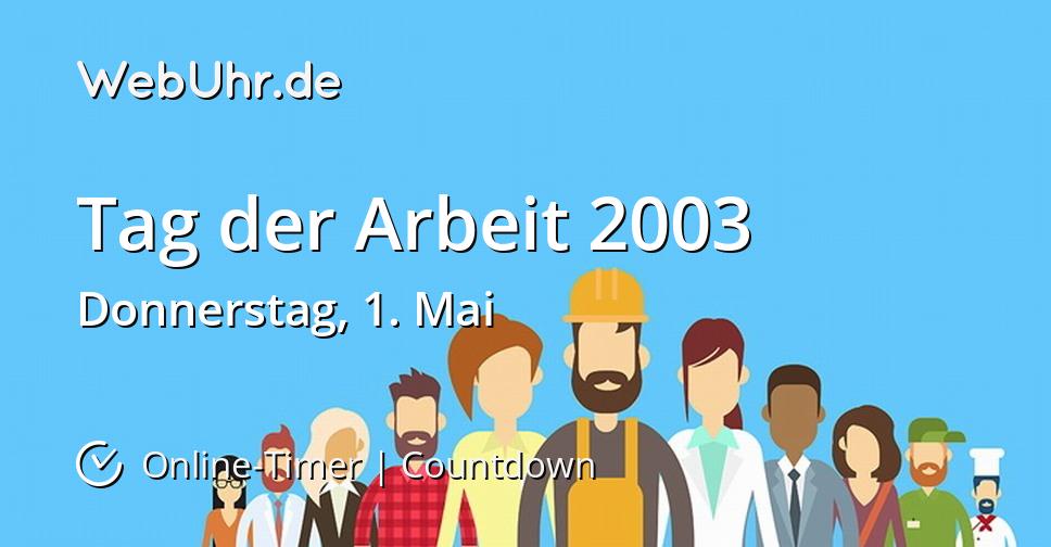 Tag der Arbeit 2003