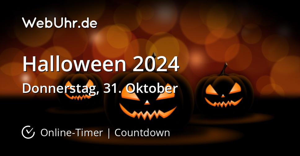 Wann Ist Halloween 2024 Countdown Timer WebUhr de