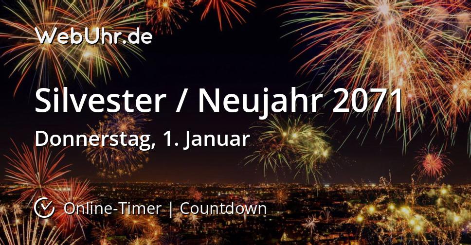 Silvester / Neujahr 2071