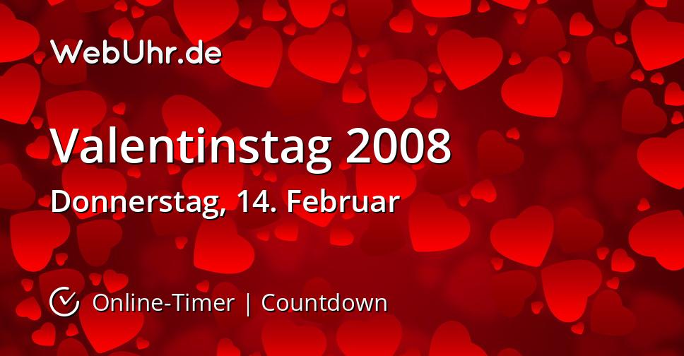 Valentinstag 2008
