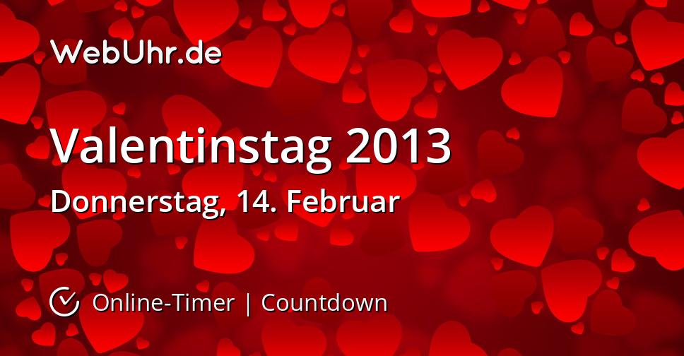 Valentinstag 2013