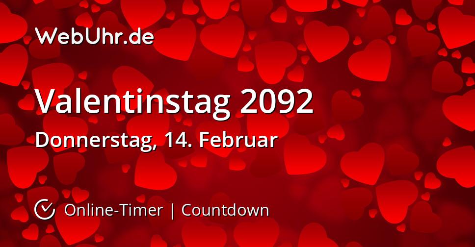 Valentinstag 2092