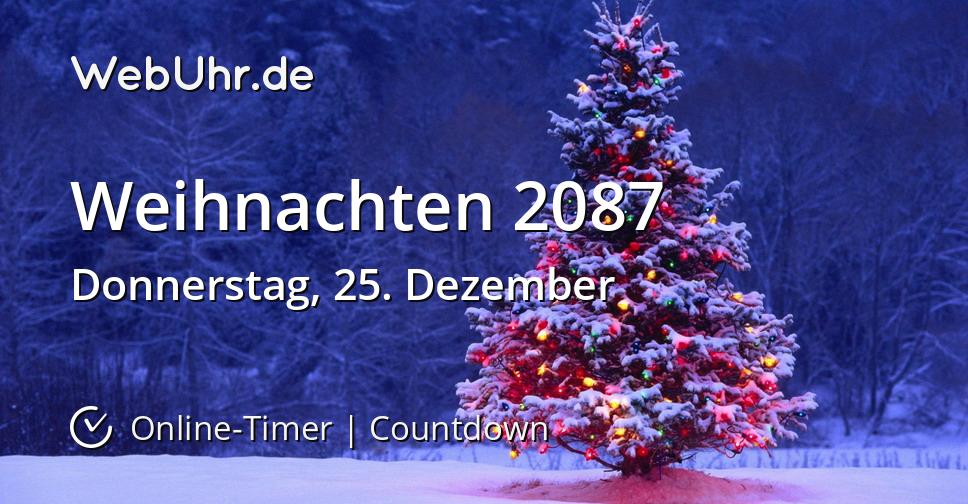 Weihnachten 2087