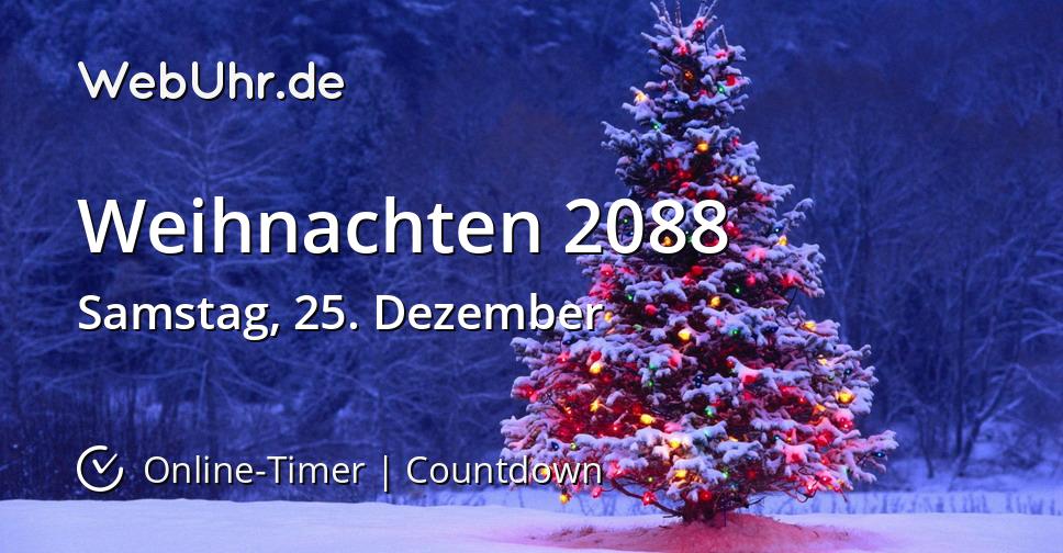 Weihnachten 2088